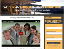 Tablet Screenshot of cashforyourproperties.com